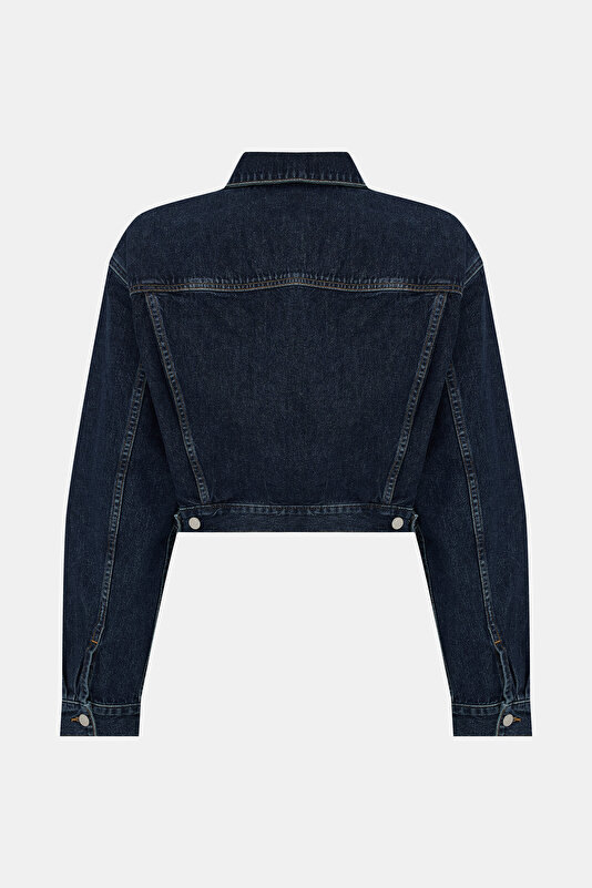 INDIGO BUTTONED JACKET 2