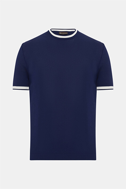 BİSİKLET YAKALI KISA KOL TRİKO T-SHIRT