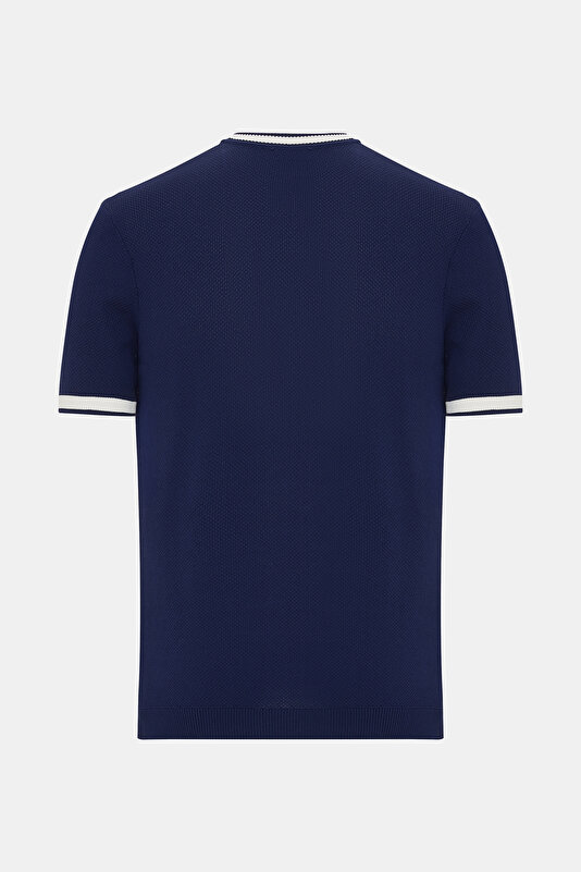 BİSİKLET YAKALI KISA KOL TRİKO T-SHIRT 2