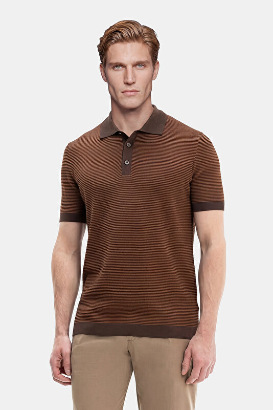 POLO DÜĞMELİ YAKA KISA KOL TRİKO T-SHIRT