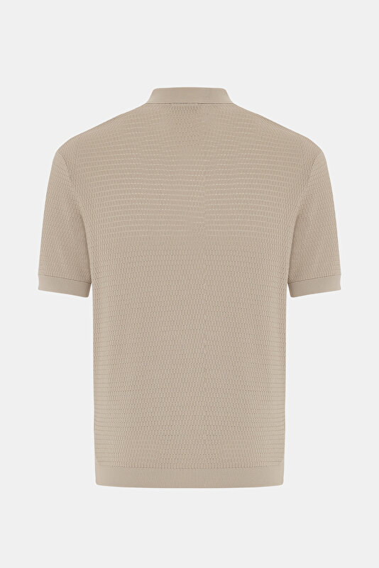 DÜĞMESİZ POLO YAKA KISA KOL TRİKO T-SHIRT 2