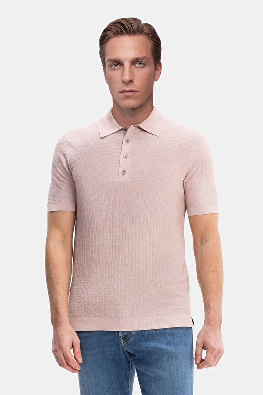 POLO DÜĞMELİ YAKA KISA KOL TRİKO T-SHIRT