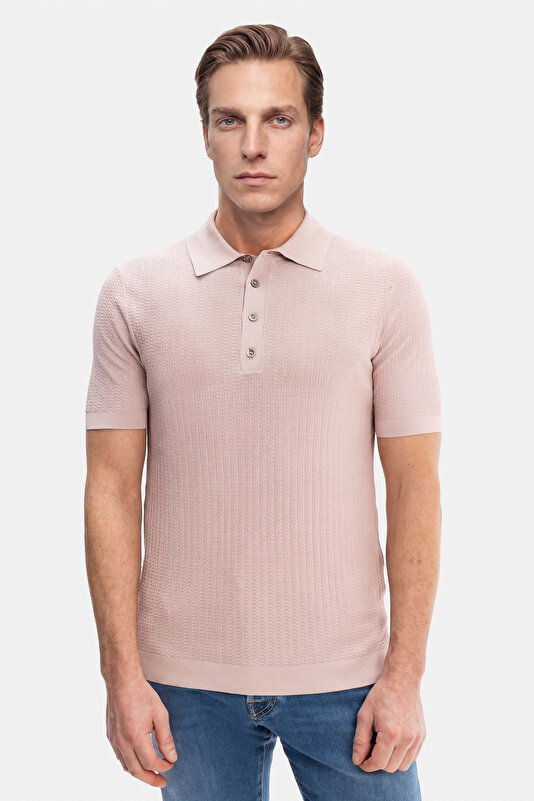 POLO DÜĞMELİ YAKA KISA KOL TRİKO T-SHIRT 4
