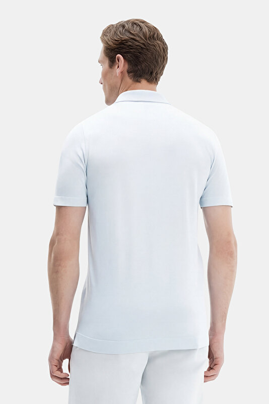 FERMUARLI POLO YAKA KISA KOL TRİKO T-SHIRT 2