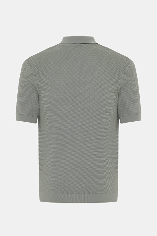 DÜĞMESİZ POLO YAKA KISA KOL TRİKO T-SHIRT 2