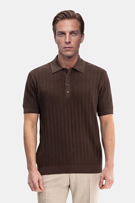 POLO DÜĞMELİ YAKA KISA KOL TRİKO T-SHIRT