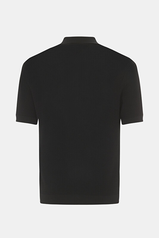 DÜĞMESİZ POLO YAKA KISA KOL TRİKO T-SHIRT 2