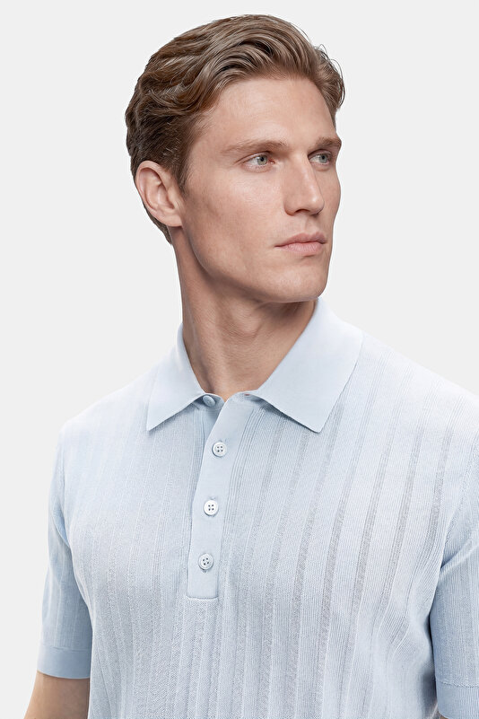 POLO DÜĞMELİ YAKA KISA KOL TRİKO T-SHIRT 3