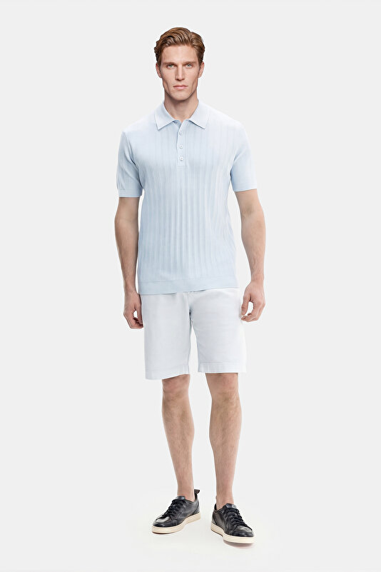 POLO DÜĞMELİ YAKA KISA KOL TRİKO T-SHIRT 4