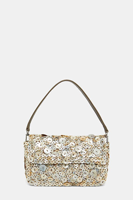 SILVER VISCOSE BAG