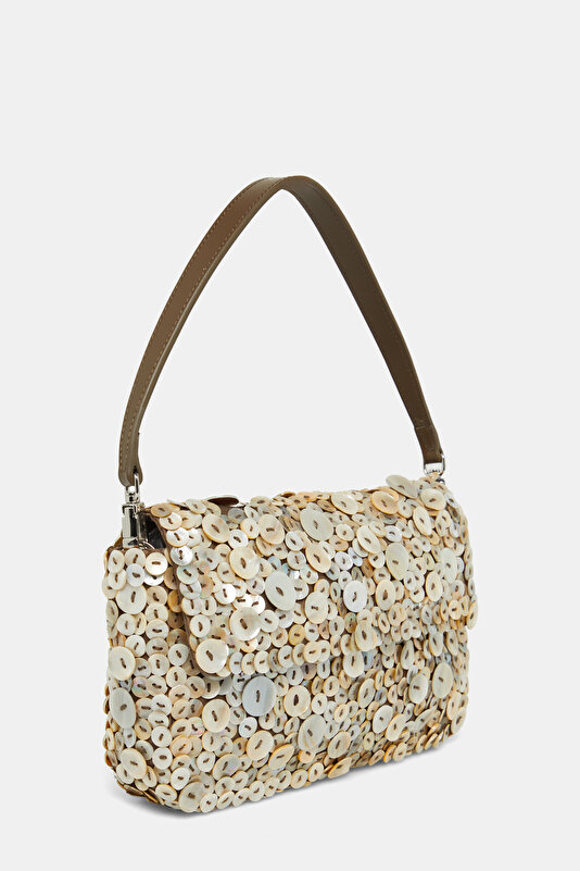 SILVER VISCOSE BAG 2