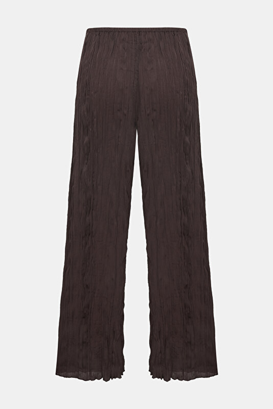 BROWN STRAIGHT CUT TROUSERS 2