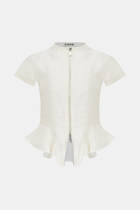 ECRU SHORT SLEEVE BLOUSE 3