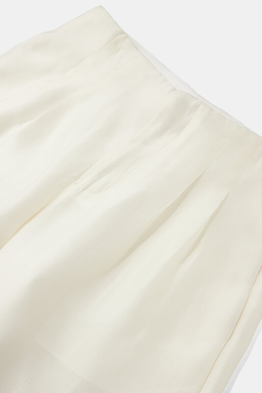 ECRU STRAIGHT CUT TROUSERS 3