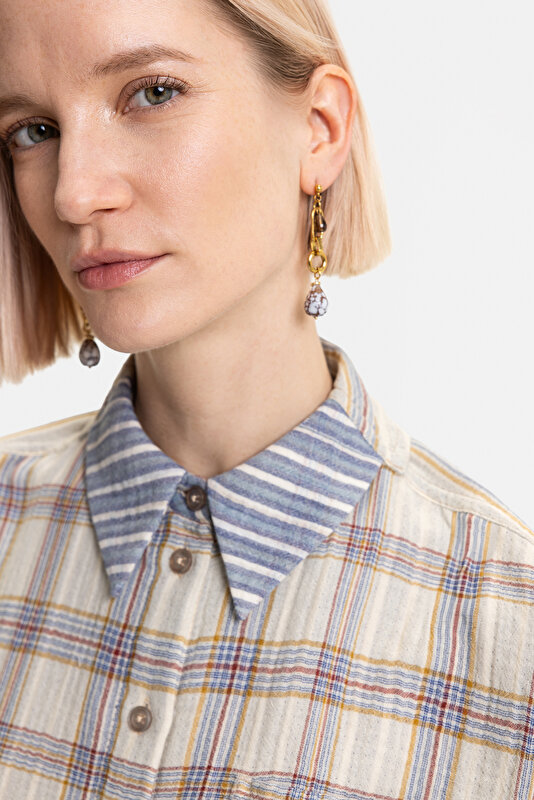 MULTICOLOR SHORT SLEEVE BLOUSE 3