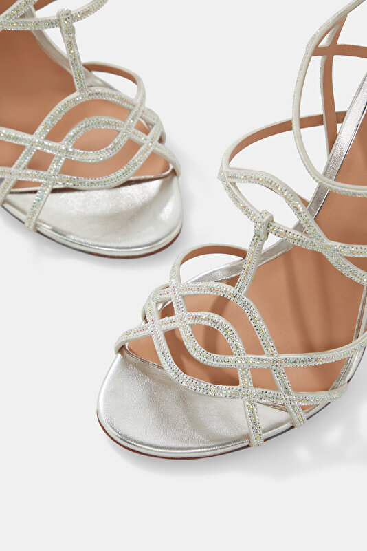 SILVER JEWELLED SHOE 4