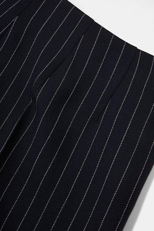 LACİVERT BORU PAÇA PANTOLON 4