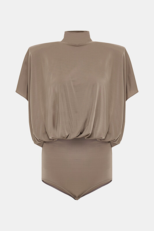 STONE COLOR BLOUSE