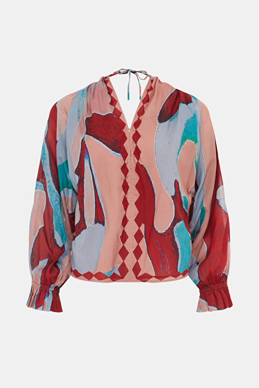 ICE BLUE BLOUSE