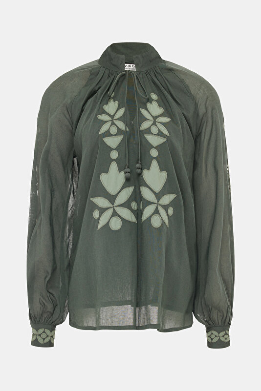 KHAKI BLOUSE