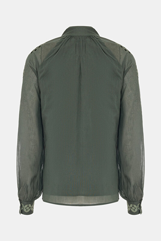 KHAKI BLOUSE 2