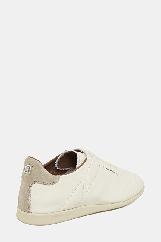 BAĞCIKLI DERİ SNEAKER AYAKKABI 3