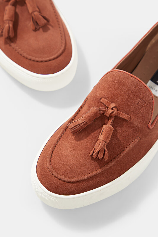 SÜET DERİ PÜSKÜLLÜ LOAFER AYAKKABI 4