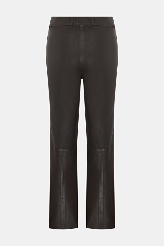 BROWN STRAIGHT CUT TROUSERS 2
