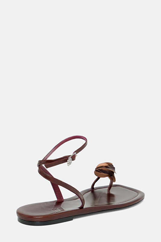 MAROON SANDALS 3