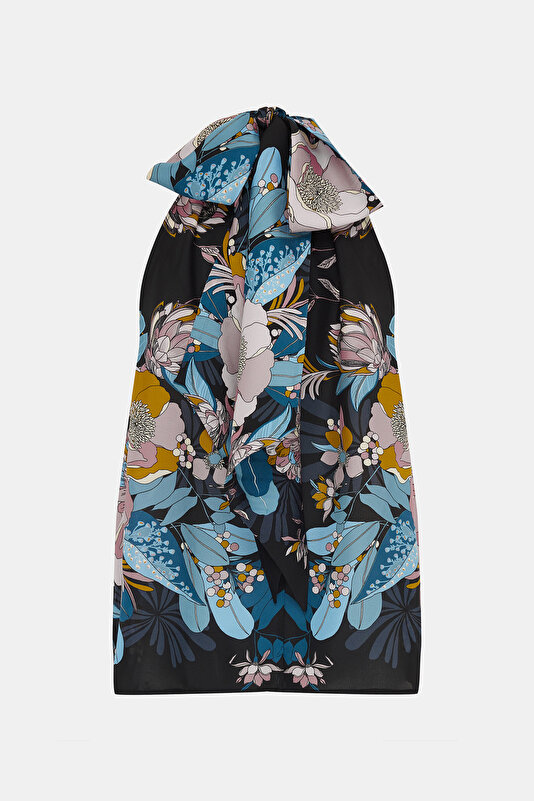MULTICOLOR FLORAL PATTERN SLEEVELESS BLOUSE 2