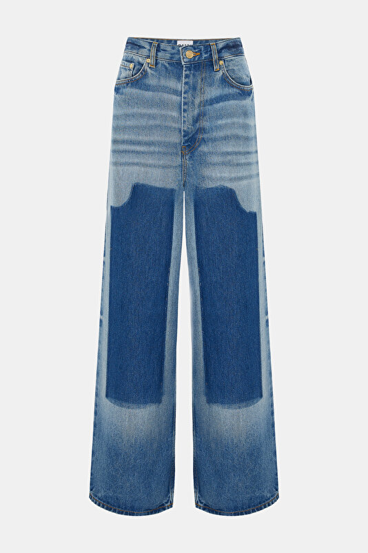 LİGHT WEİGHT DENİM BAGGY JEANS, BLUE, 27
