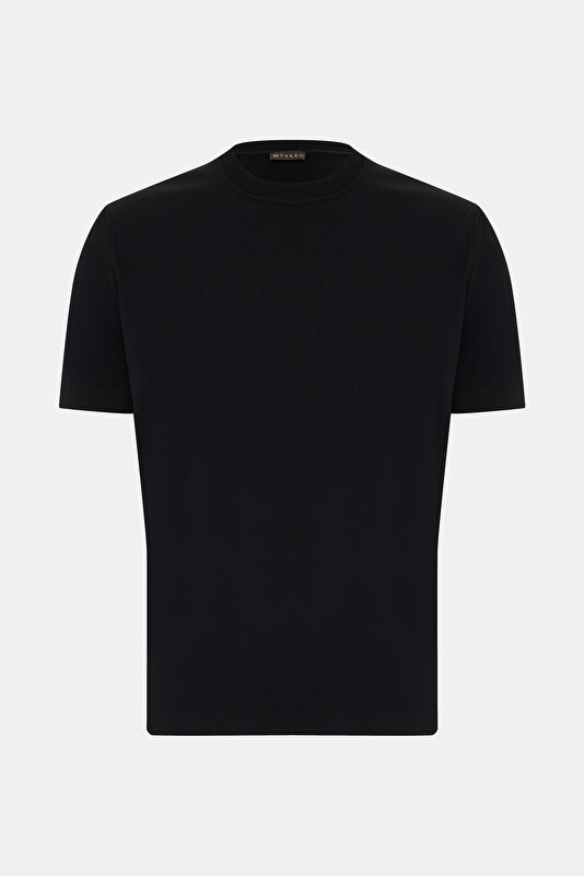 BİSİKLET YAKALI KISA KOL TRİKO T-SHIRT