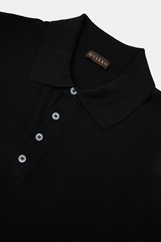 DÜĞMELİ POLO YAKA KISA KOL TRİKO T-SHIRT 3