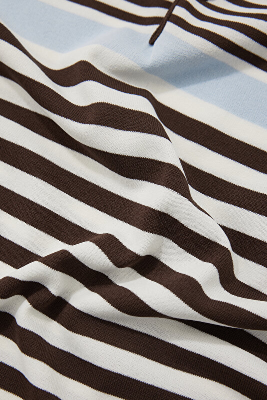 ECRU POLO NECK SHORT SLEEVE TSHIRT 4