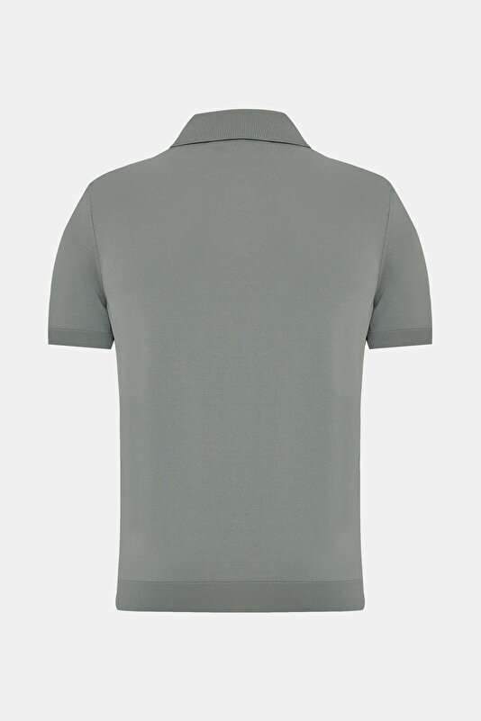 DÜĞMELİ POLO YAKA KISA KOL TRİKO T-SHIRT 2