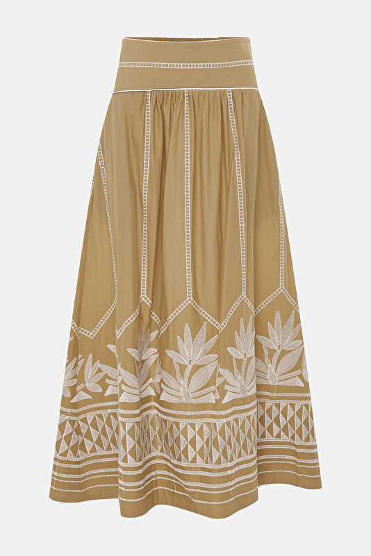 BEIGE SKIRT