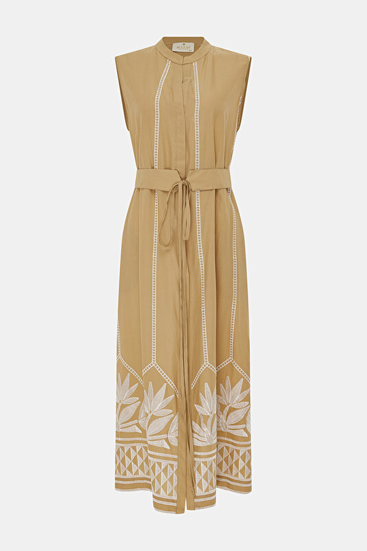 BEIGE DRESS