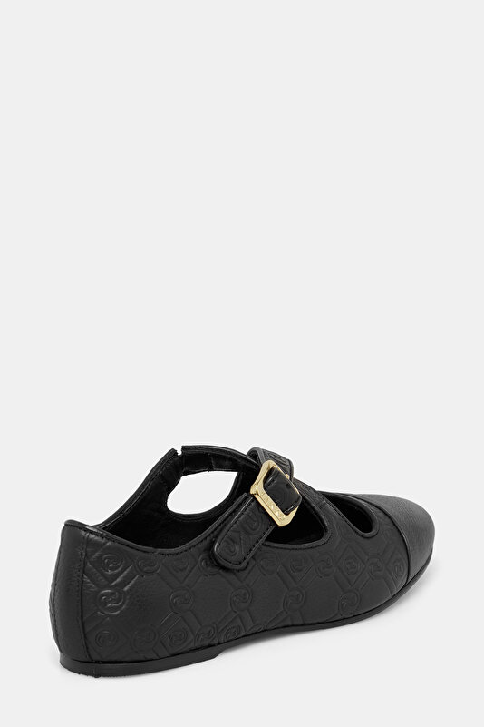 BLACK FLAT SHOES 3