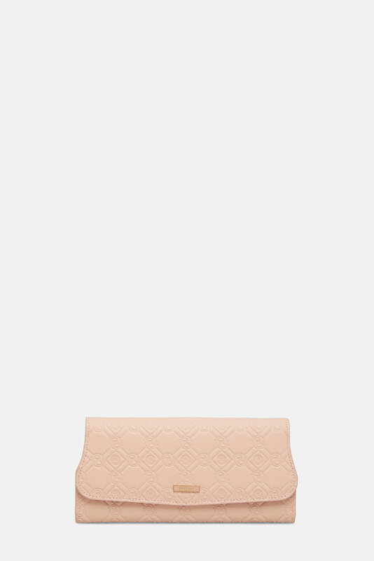 POWDER MONOGRAM LEATHER WALLET
