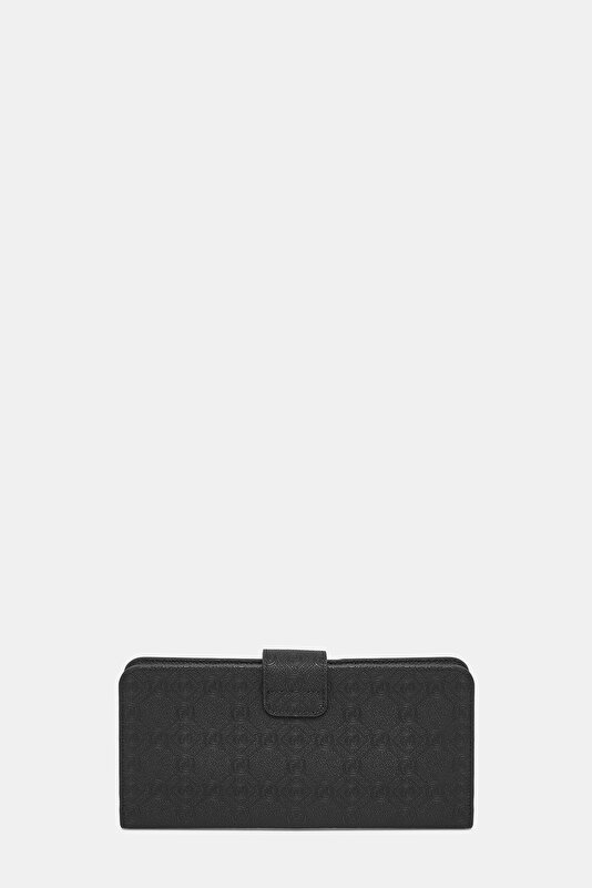 BLACK MONOGRAM WALLET 3
