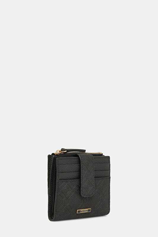 BLACK MONOGRAM WALLET 2