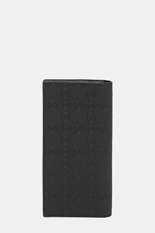 BLACK MONOGRAM WALLET 3