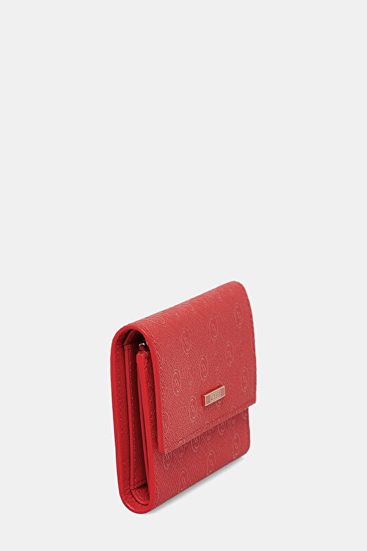 RED MONOGRAM WALLET 2
