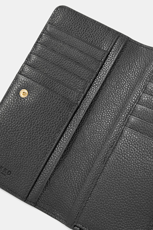 BLACK MONOGRAM WALLET 4