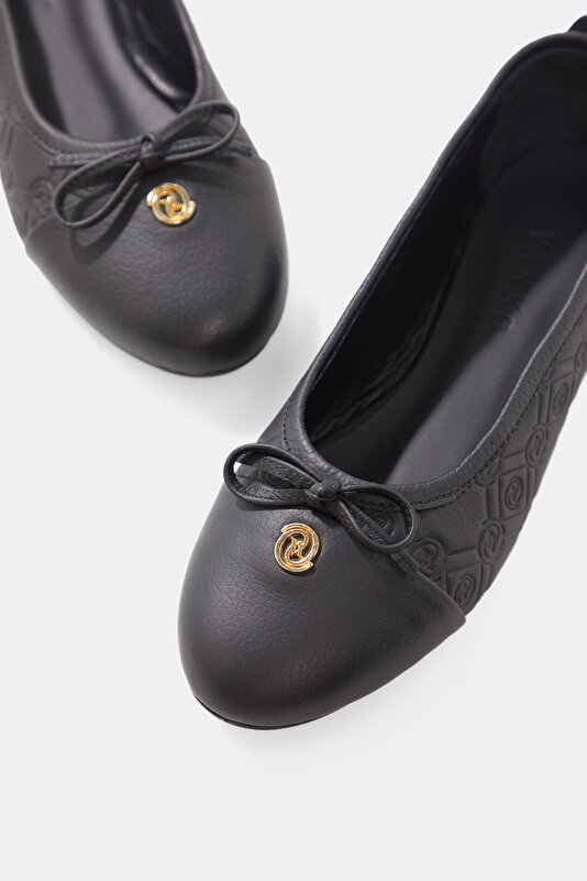 BLACK FLAT SHOES 4
