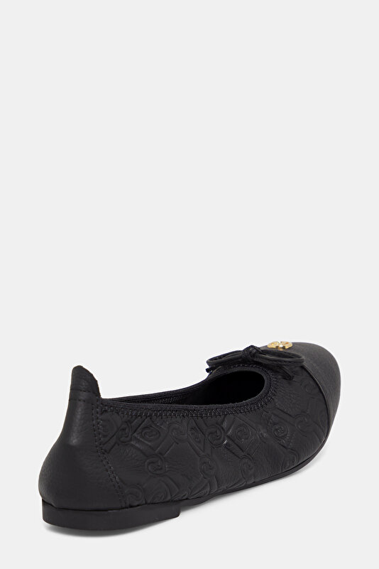 BLACK FLAT SHOES 3