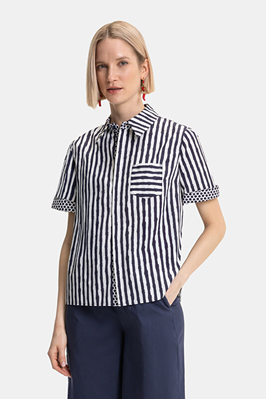 WHITE SHORT SLEEVE SHIRT