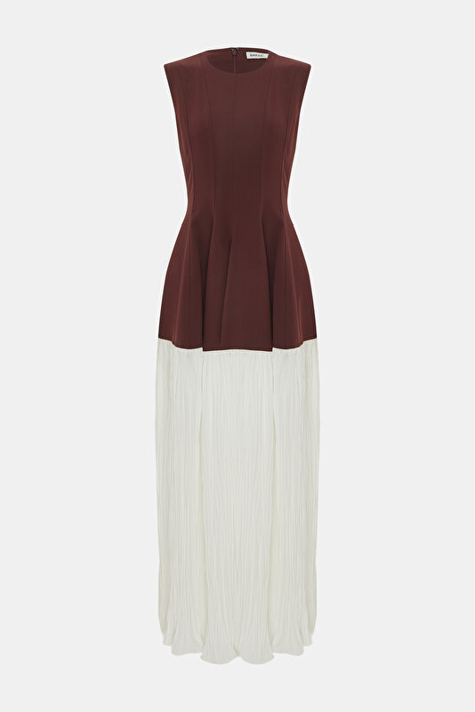 ECRU MIDI DRESS