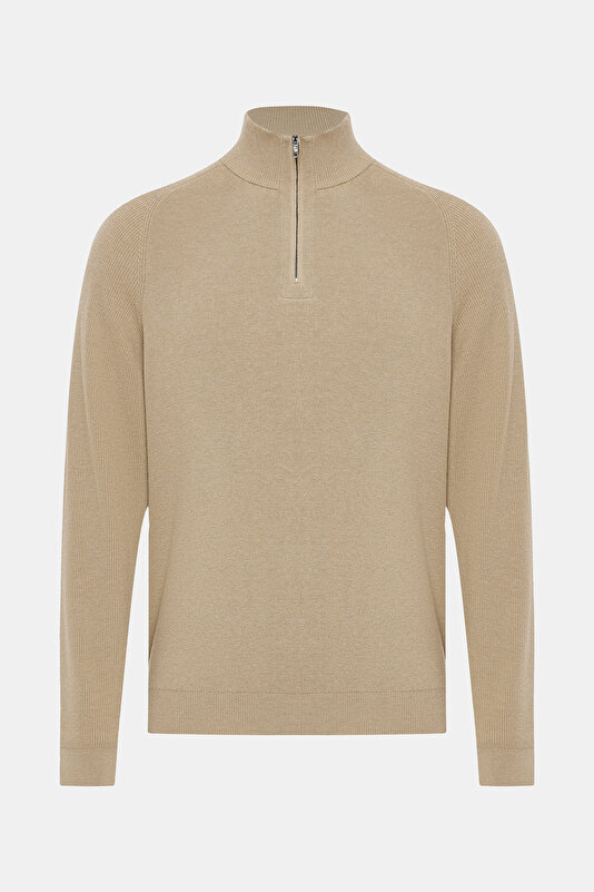 CAMEL 1/2 TURTLENECK TRICOT
