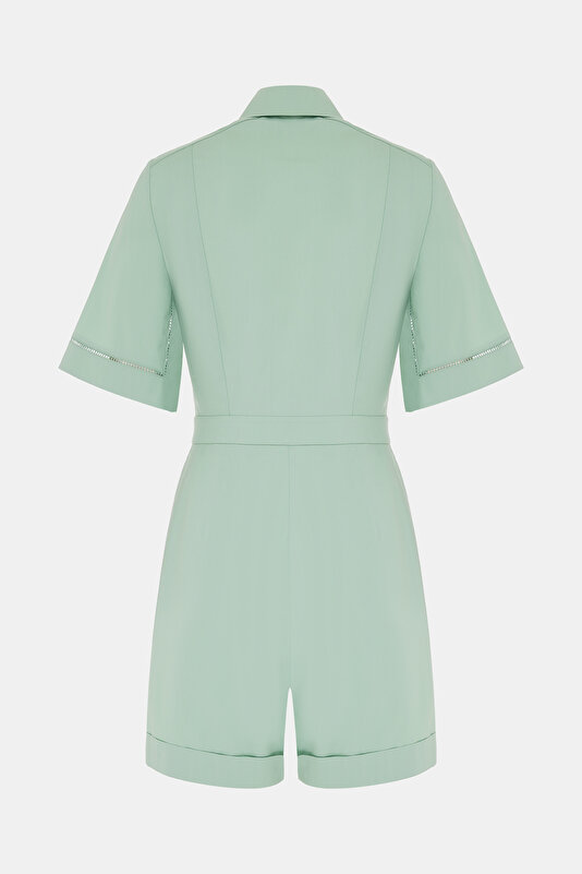 MINT SHORT SLEEVE JUMPSUIT 2